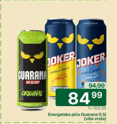 Energetsko piće Guarana 0,5l