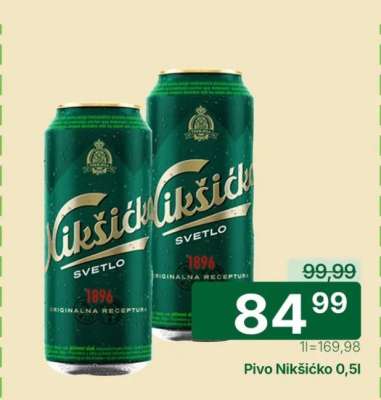 Pivo Nikšićko 0.5l