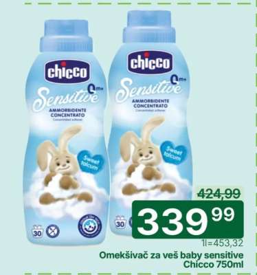 Omekšivač za veš baby sensitive Chicco 750ml