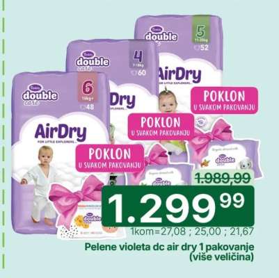 Pelenе violeta dc air dry 1 pakovanje
