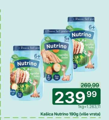 Kašica Nutrino 190g