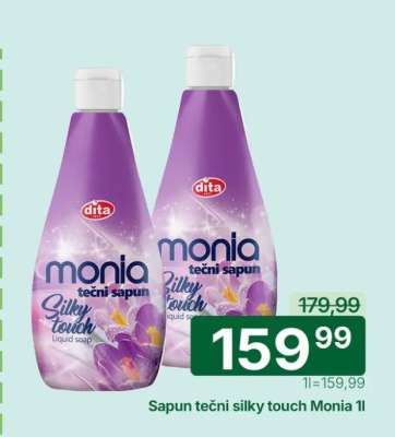 Sapun tečni silky touch Monia 1l