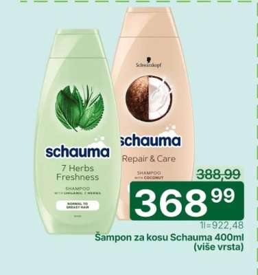 Šampon za kosu Schauma 400ml