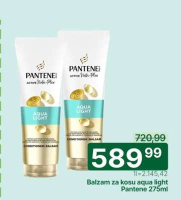 Balzam za kosu Aqua light Pantene 275ml