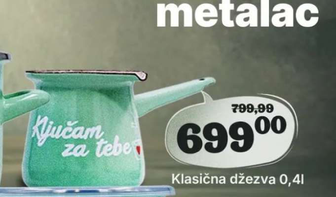 Klasična džezva 0,4l