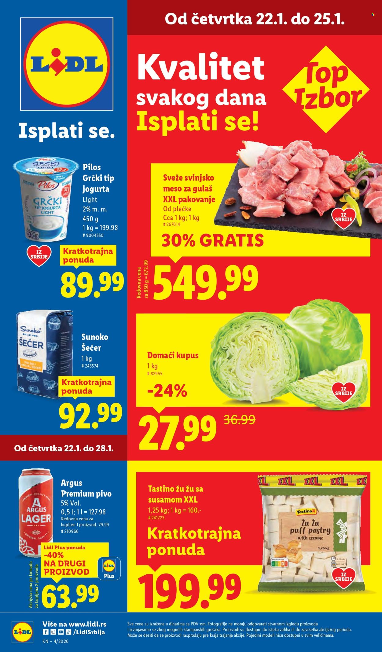 Lidl katalog - 22.01.2026 - 28.01.2026. Stranica 1