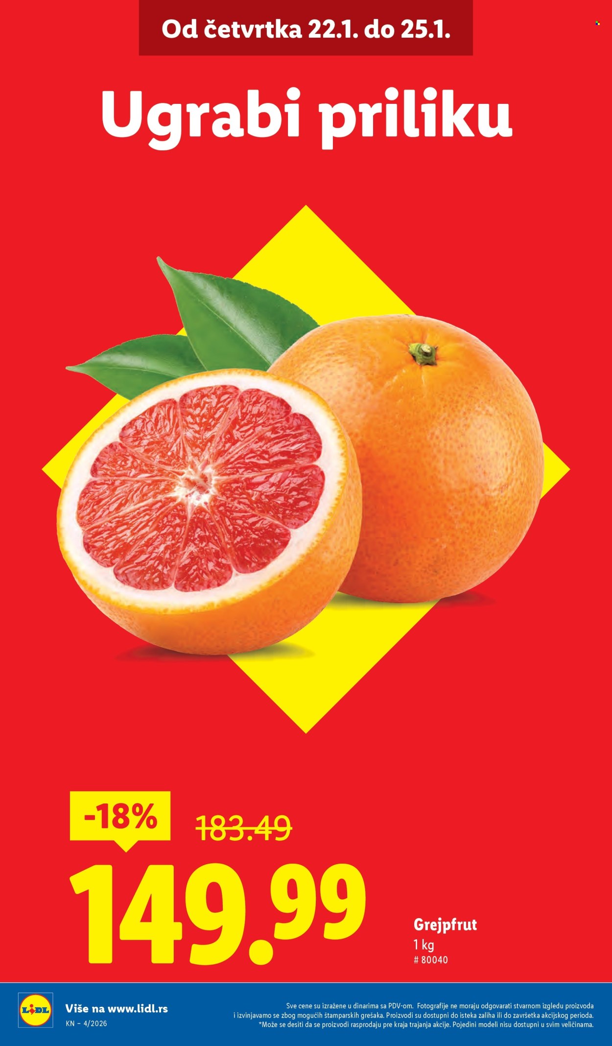 Lidl katalog - 22.01.2026 - 28.01.2026. Stranica 2