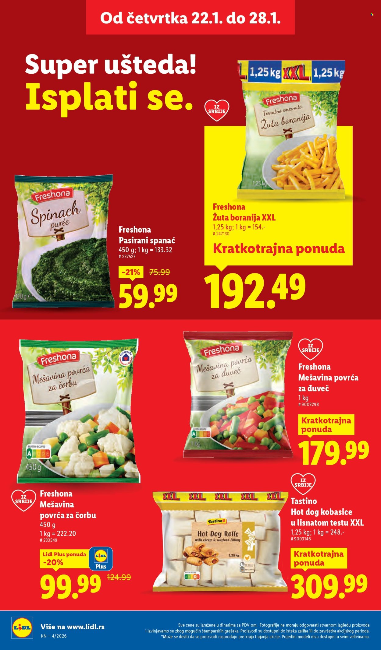 Lidl katalog - 22.01.2026 - 28.01.2026. Stranica 20