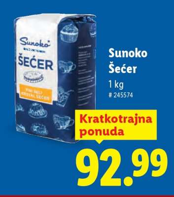 Sunoko šećer