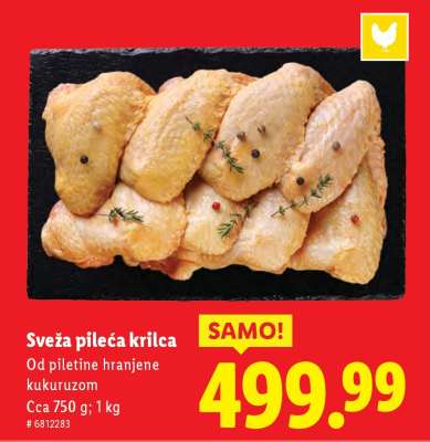 Sveža pileća krilca