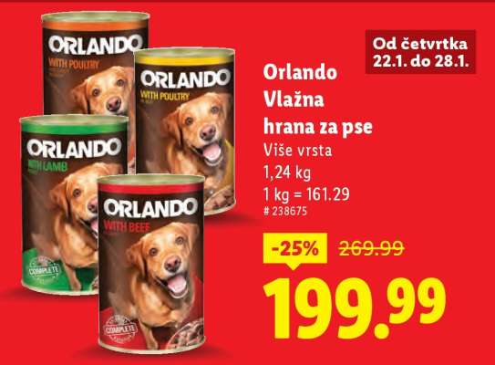 Orlando Vlažna hrana za pse