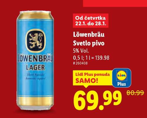 Lowenbrau Svetlo pivo