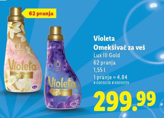 Violeta Omekšivač za veš