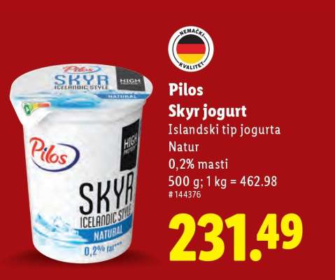 Pilos Skyr jogurt