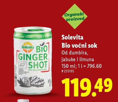 Solevita Bio voćni sok