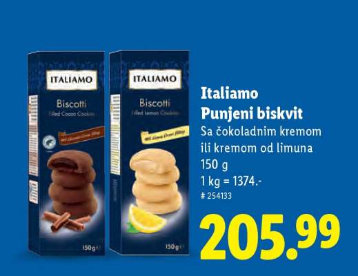 Italiamo Punjenj biskvit