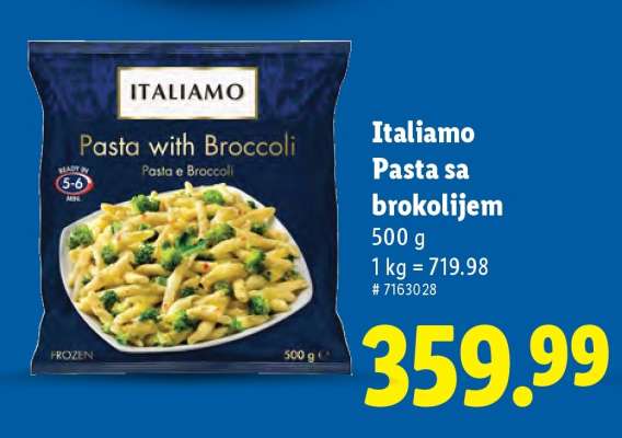 Italiamo Pasta sa brokolijem