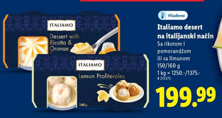 Italiamo desert na italijanski način