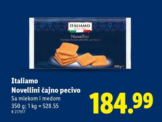 Italiamo Novellini čajno pecivo