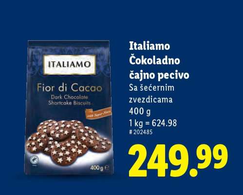 Italiamo Čokoladno čajno pecivo