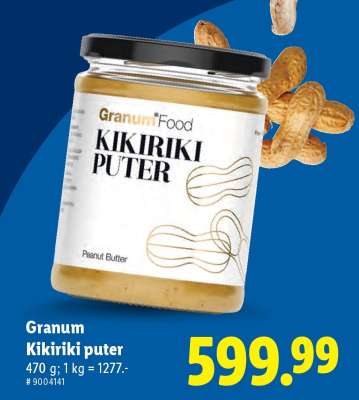 Granum kikiriki puter