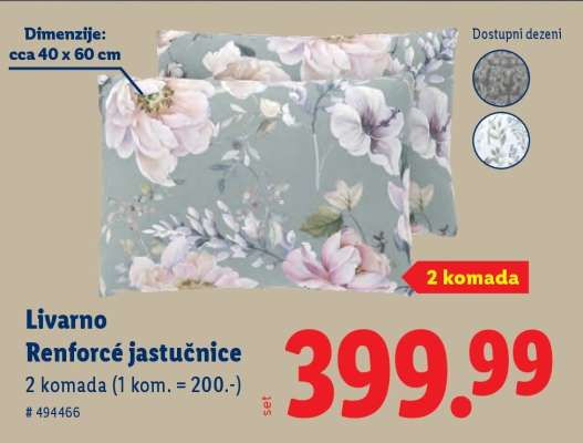 Livarno Renforcé jastučnice