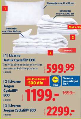 Livarno Jastuk Cyclafill® ECO