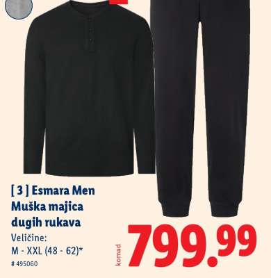 esmara MEN Muška majica dugih rukava