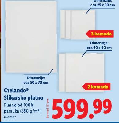 Crelando® Slikarsko platno