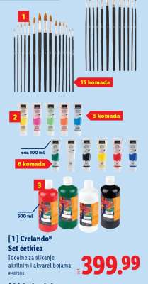Crelando Set četkica
