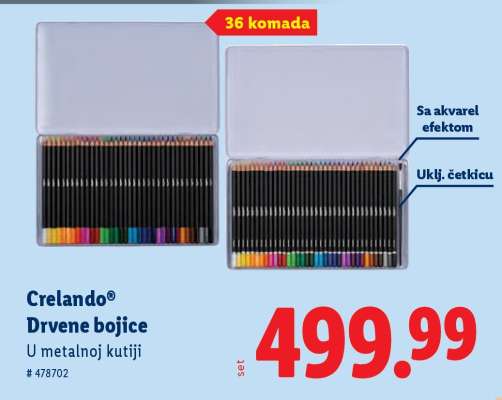 Crelando® Drvene bojice