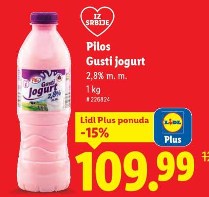 Pilos Gusti jogurt