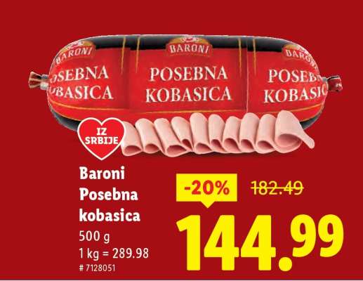 Baroni Posebna kobasica