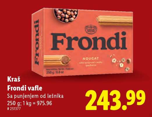 Kraš Frondi vafle