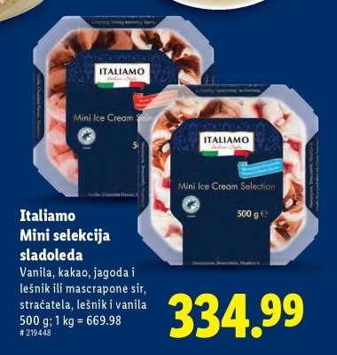 Italiamo Mini selekcija sladoleda