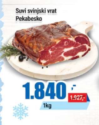 Suvi svinjski vrat Pekabesko