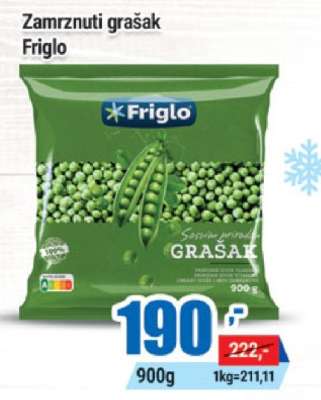Zamrznuti grašak Friglo