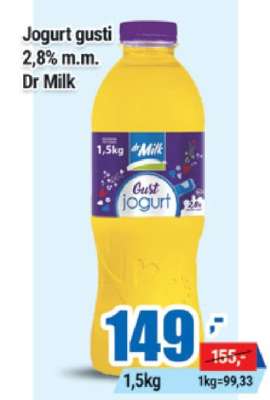 Jogurt gusti 2,8% m.m. Dr Milk