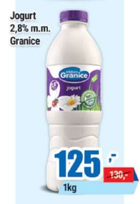 Jogurt 2,8% m.m. Granice
