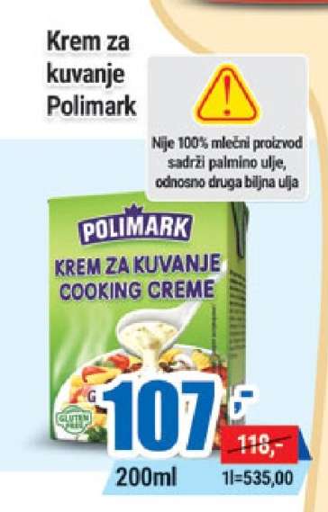 Krem za kuvanje Polimark ,