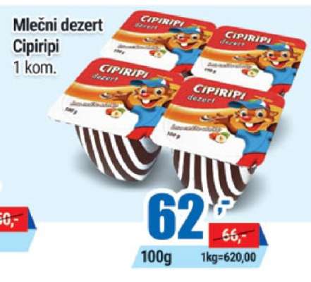 Mlečni dezert Cipiripi