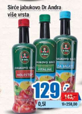 Sirće jabukovo Dr Andra