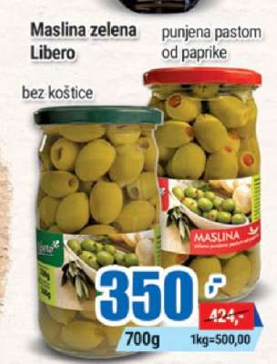 Maslina zelena Libero