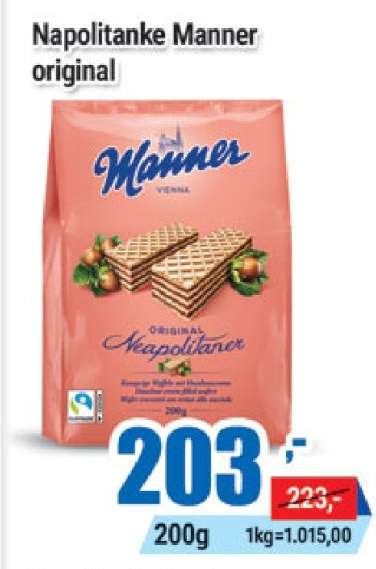 Napolitanke Manner original