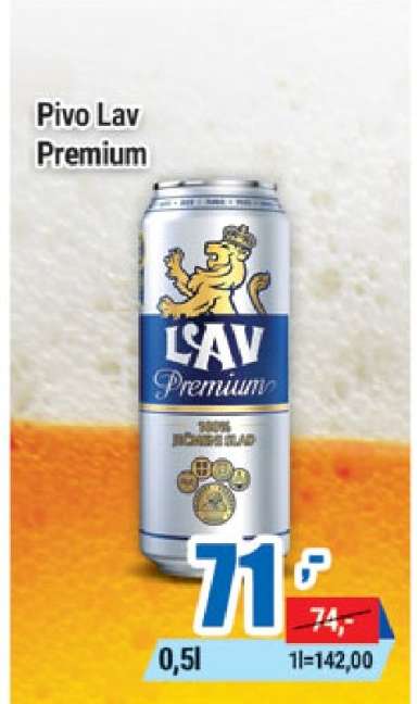 Pivo lav premium