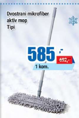Dvostrani mikrofiber aktiv mop