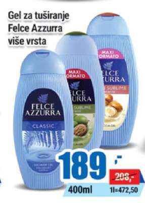 Gel za tuširanje Felce Azzurra