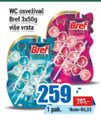 WC osveživač Bref 3x50g