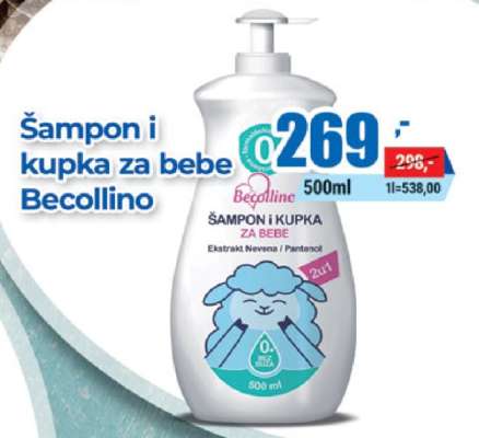 Šampon i kupka za bebe Becollino