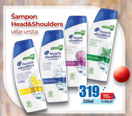 Šampon Head & Shoulders